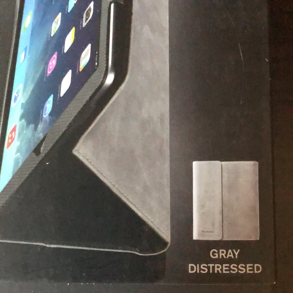 Brookstone Bluetooth Keyboard Pro & Leather Case for iPad Air Tablets - Picture 3 of 10